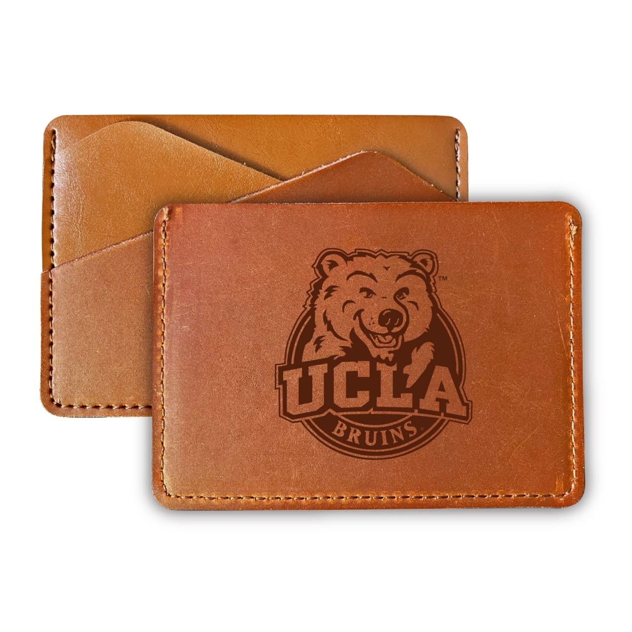 UCLA Bruins College Leather Card Holder Wallet