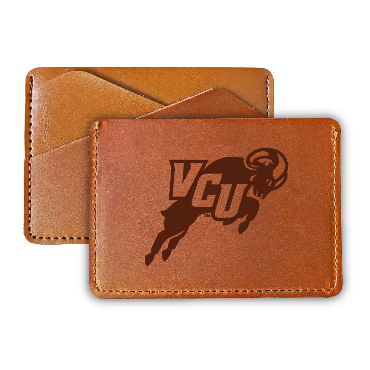 Virginia Commonwealth College Leather Card Holder Wallet