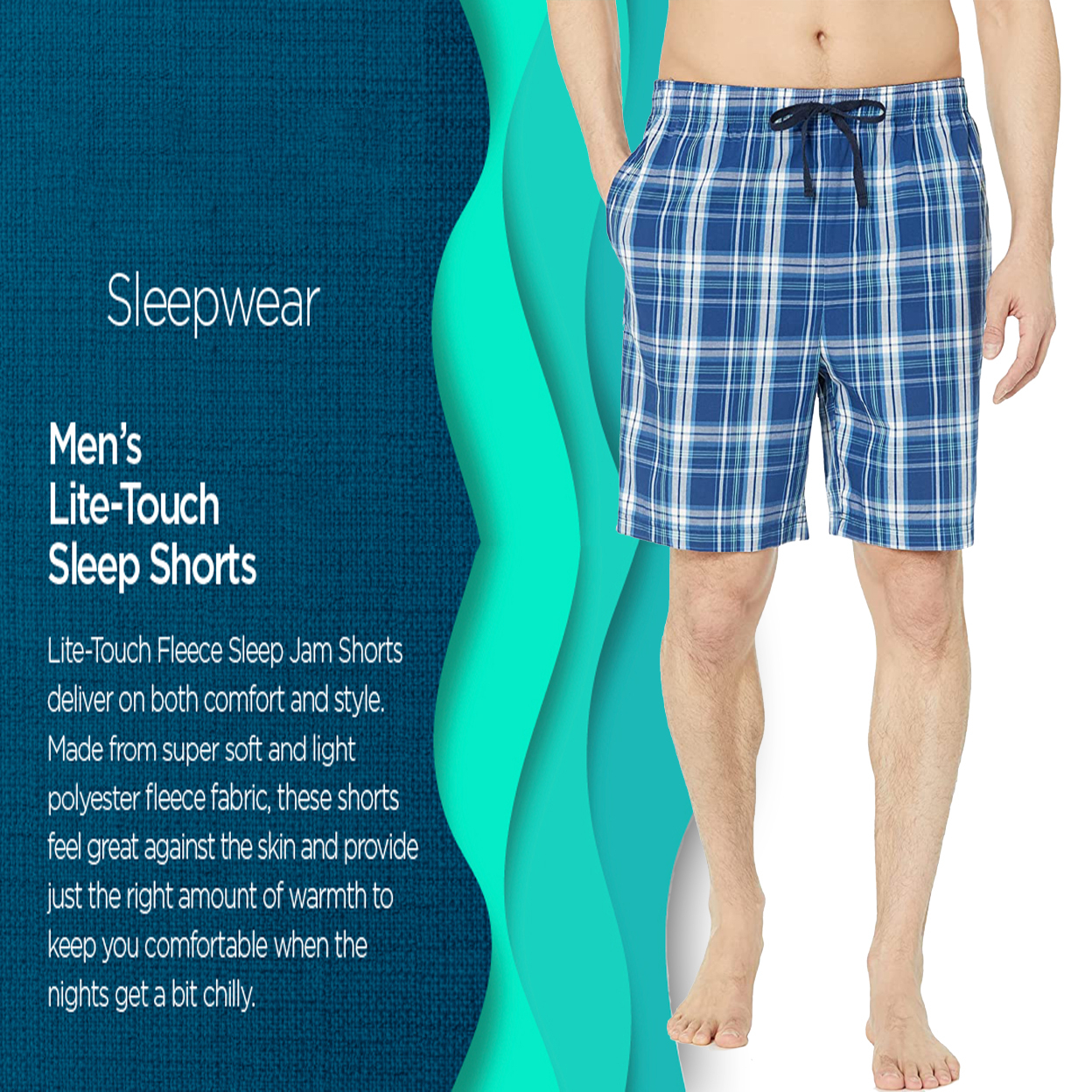 3-Pack: Men's Soft Plaid Flannel Sleep Lounge Pajama Shorts - Large