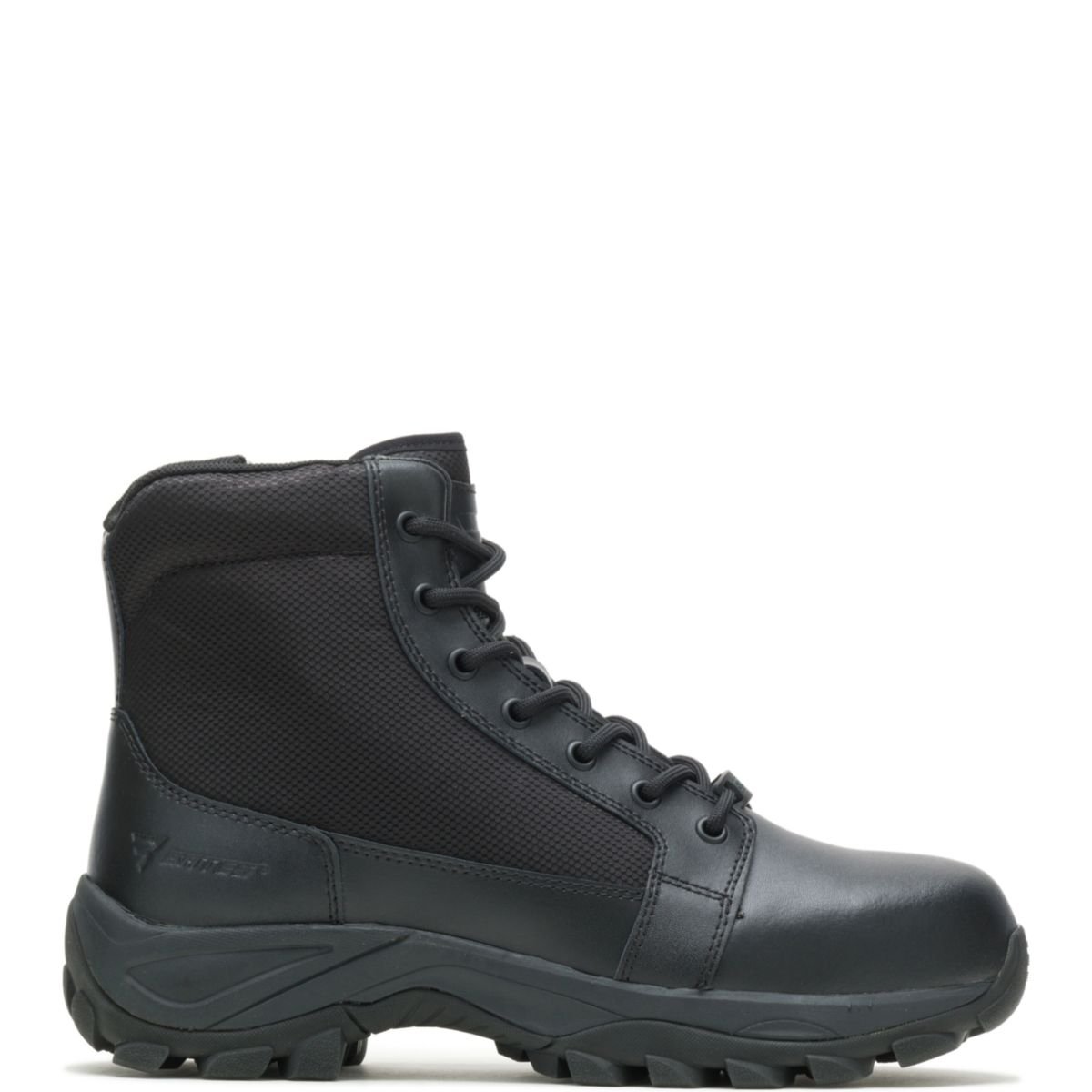 Bates Men's Fuse Zip 6-Inch Side Zip Steel Toe Work Boot Black - E06505 BLACK - BLACK, 12
