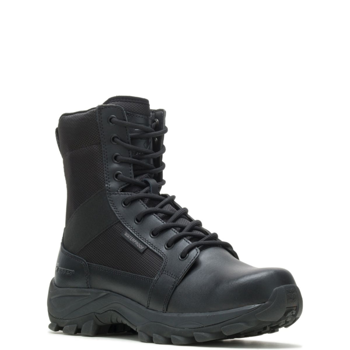 Bates Men's Fuse 8-inch Side Zip Waterproof Boot Black - E06508 BLACK - BLACK, 10