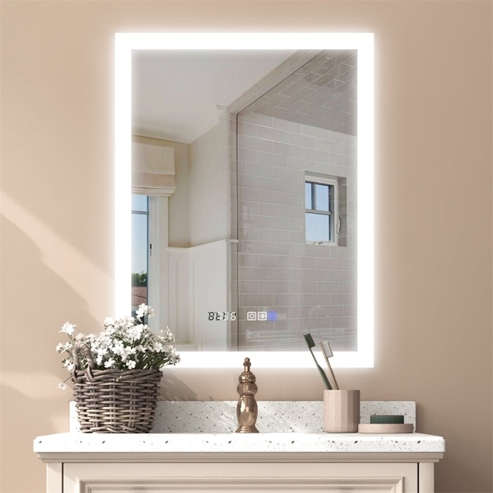 ExBrite 28 x 36 inch Light Bathroom Mirror Anti-fog Led Mirror - Back Light