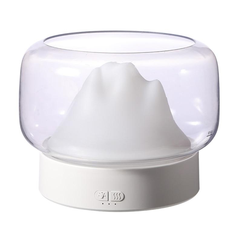 Mountain Views Diffuser Lamp Night Light Humidifier - White