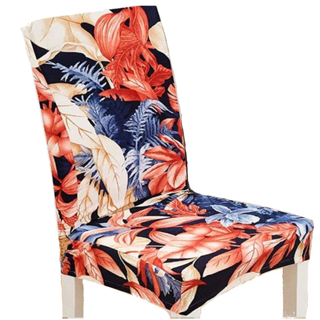 Chair Sofa Covers Stretchable Chair Covers Soft Chair Covers Flower Pattern Chair Protective Cover - Style 2, Six