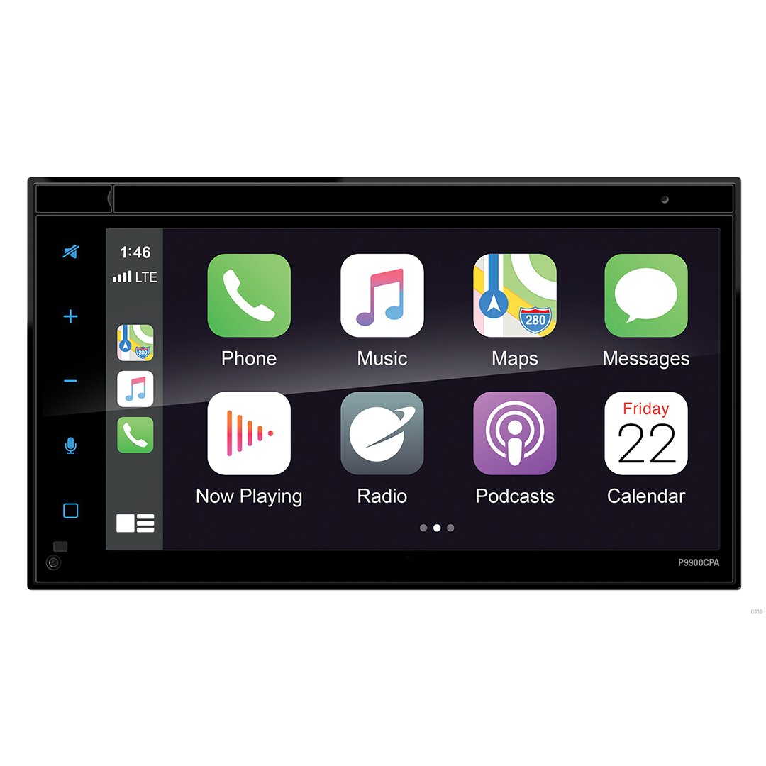 Planet Audio P9900CPA 6.75 Double DIN MECHLESS Fixed Face Touchscreen Receiver