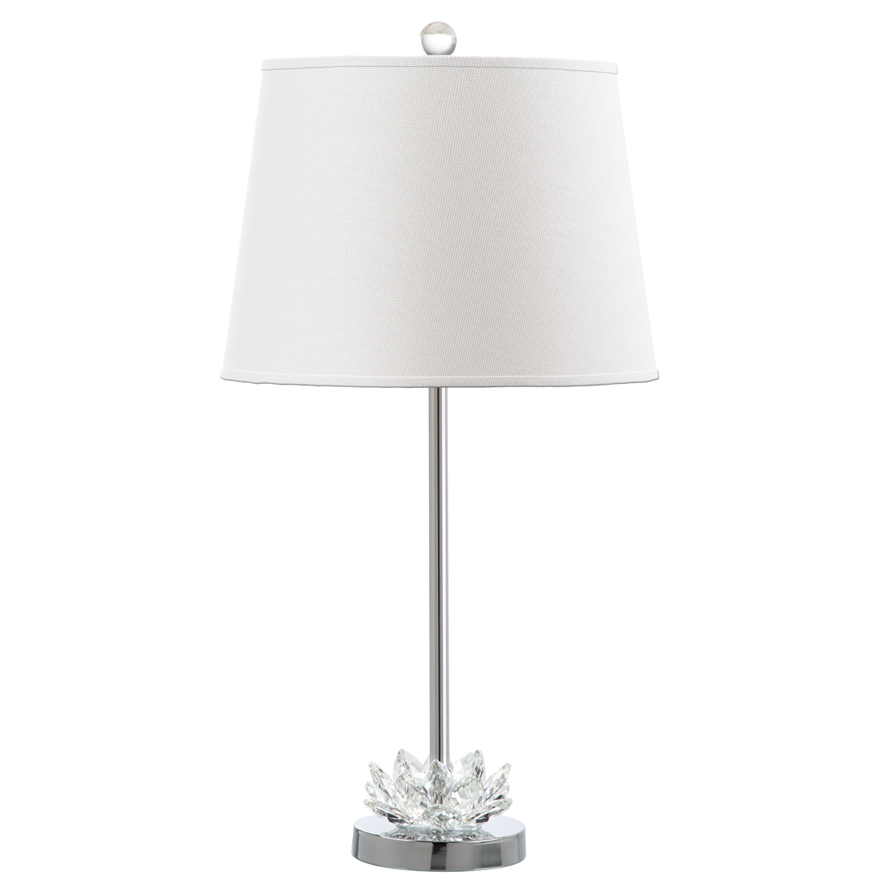 SAFAVIEH Beverly Table Lamp (Set Of 2) , Clear / Off White ,