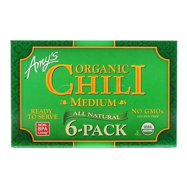 Amy's Organic Medium Chili, 14.7 Ounce (Pack Of 6)