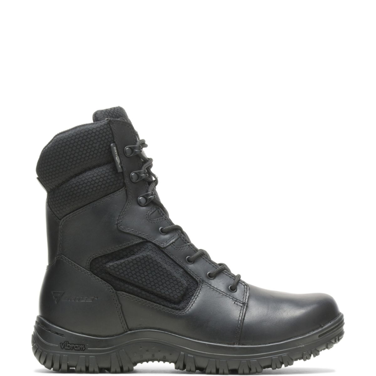 Bates Men's Maneuver 8-inch DryGuard Waterproof Side-Zip Boot Black - E05508 BLACK - BLACK, 3