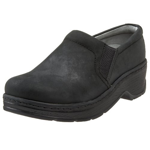 Klogs Footwear Women's Naples Closed-Back Nursing Clog BLACK OILED - BLACK OILED, 6.5-M