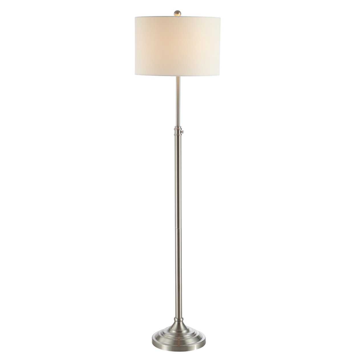 SAFAVIEH Leeland Floor Lamp , Brushed Nickle / - ,
