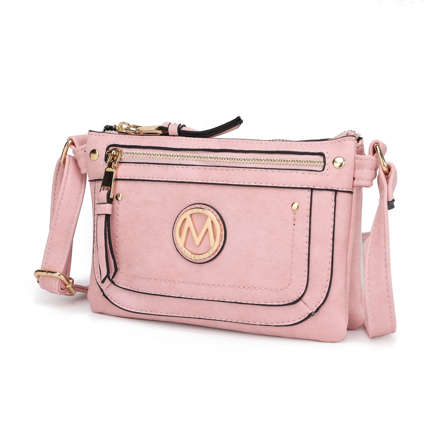 MKF Collection Elaina Crossbody Handbag By Mia K. - Pink