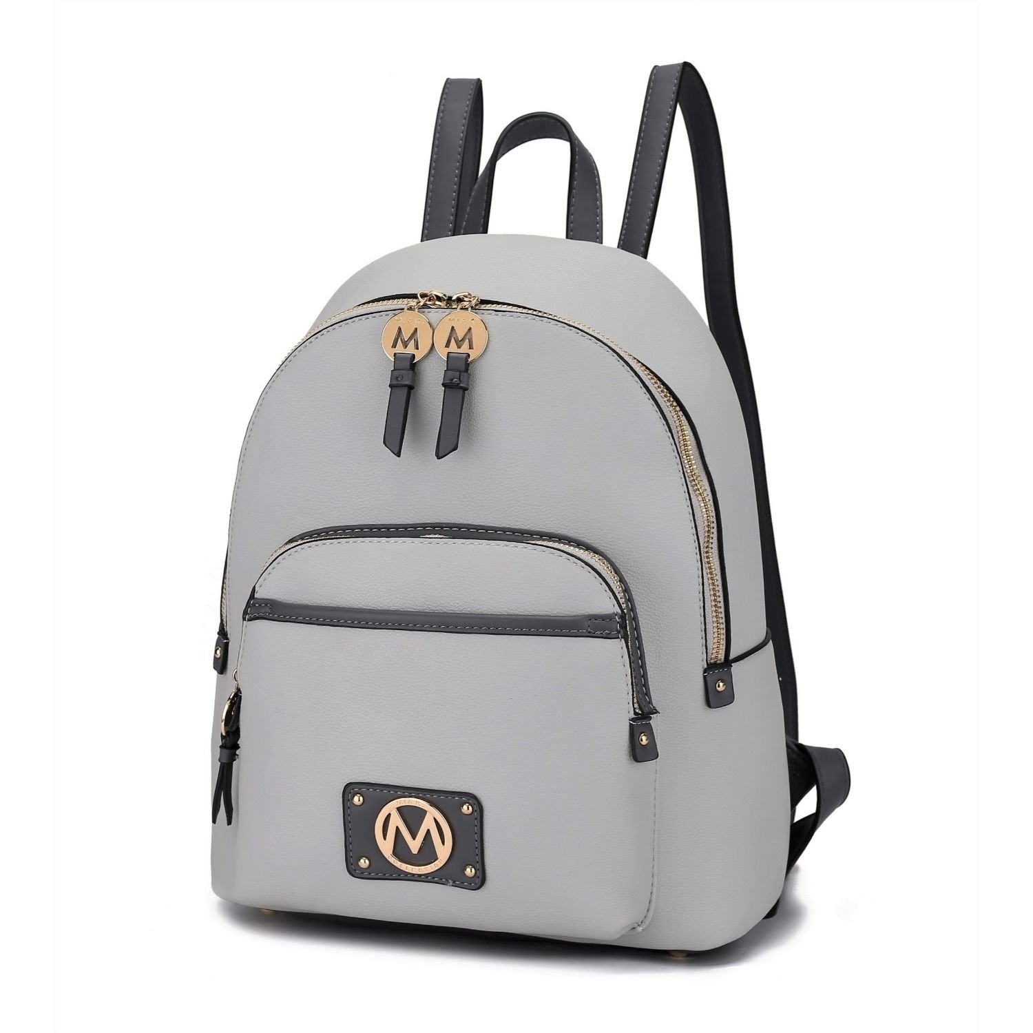 MKF Collection Alice Backpack By Mia K. - Light Gray
