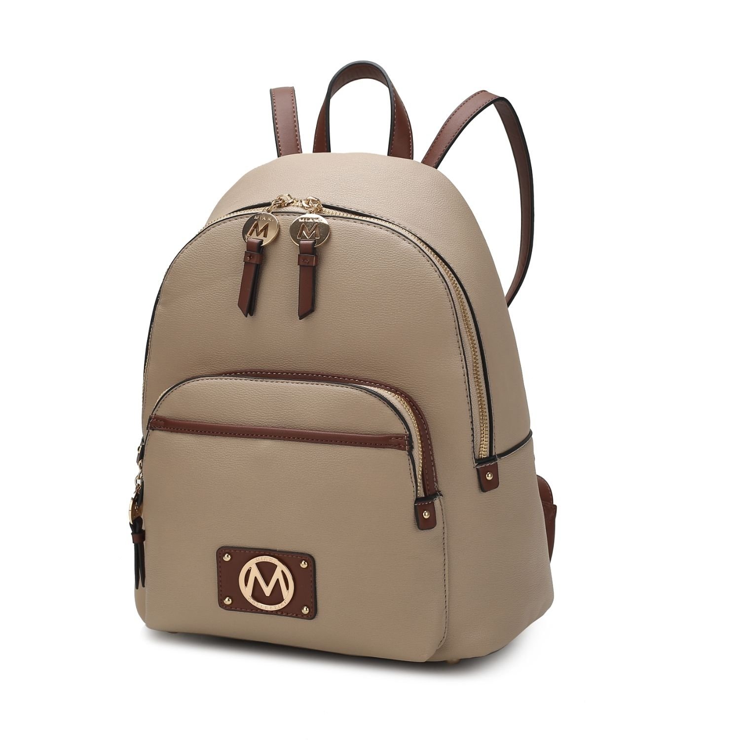 MKF Collection Alice Backpack By Mia K. - Taupe