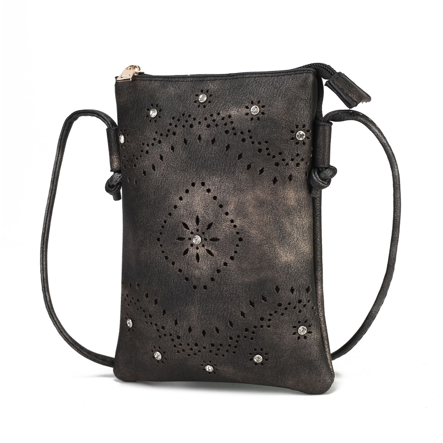 MKF Collection Arlett Crossbody Handbag By Mia K. - Taupe