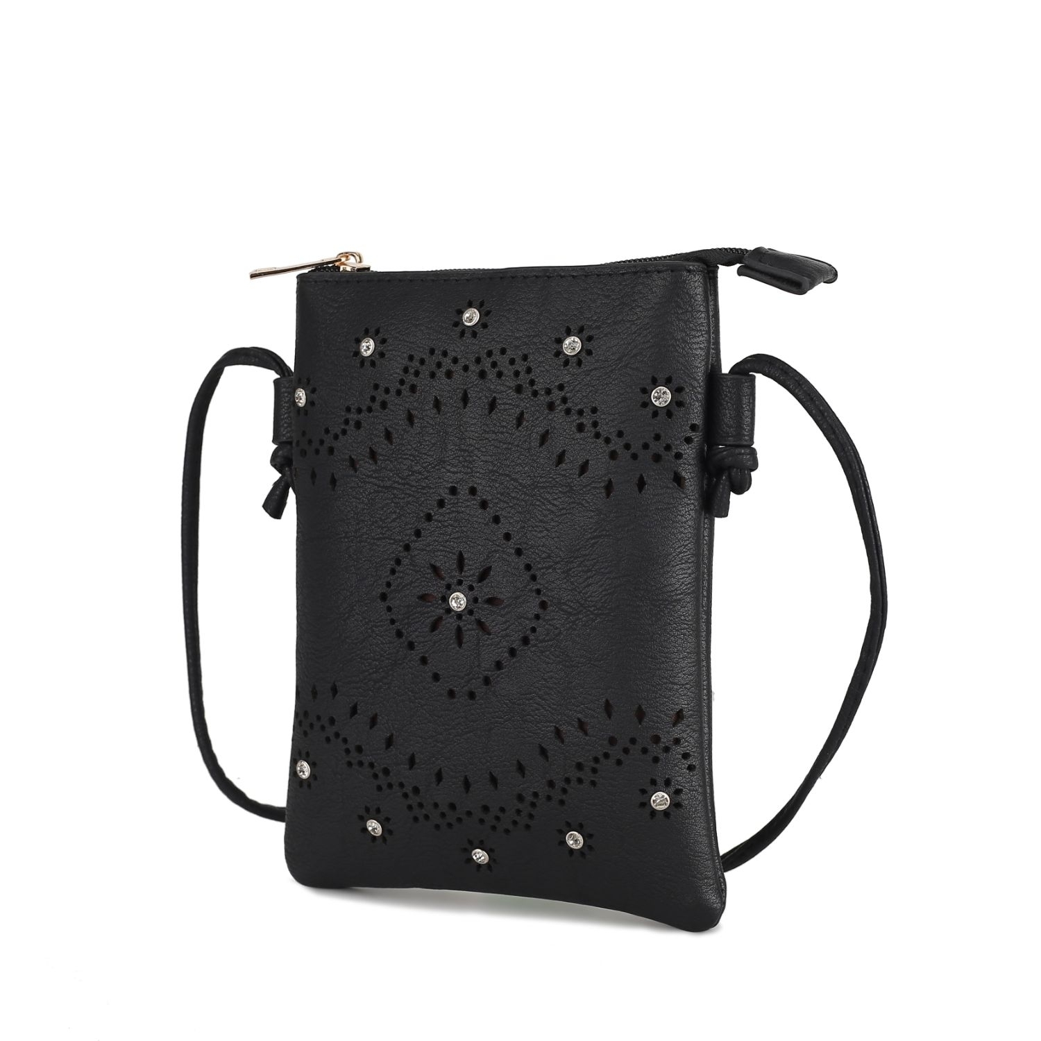 MKF Collection Arlett Crossbody Handbag By Mia K. - Black