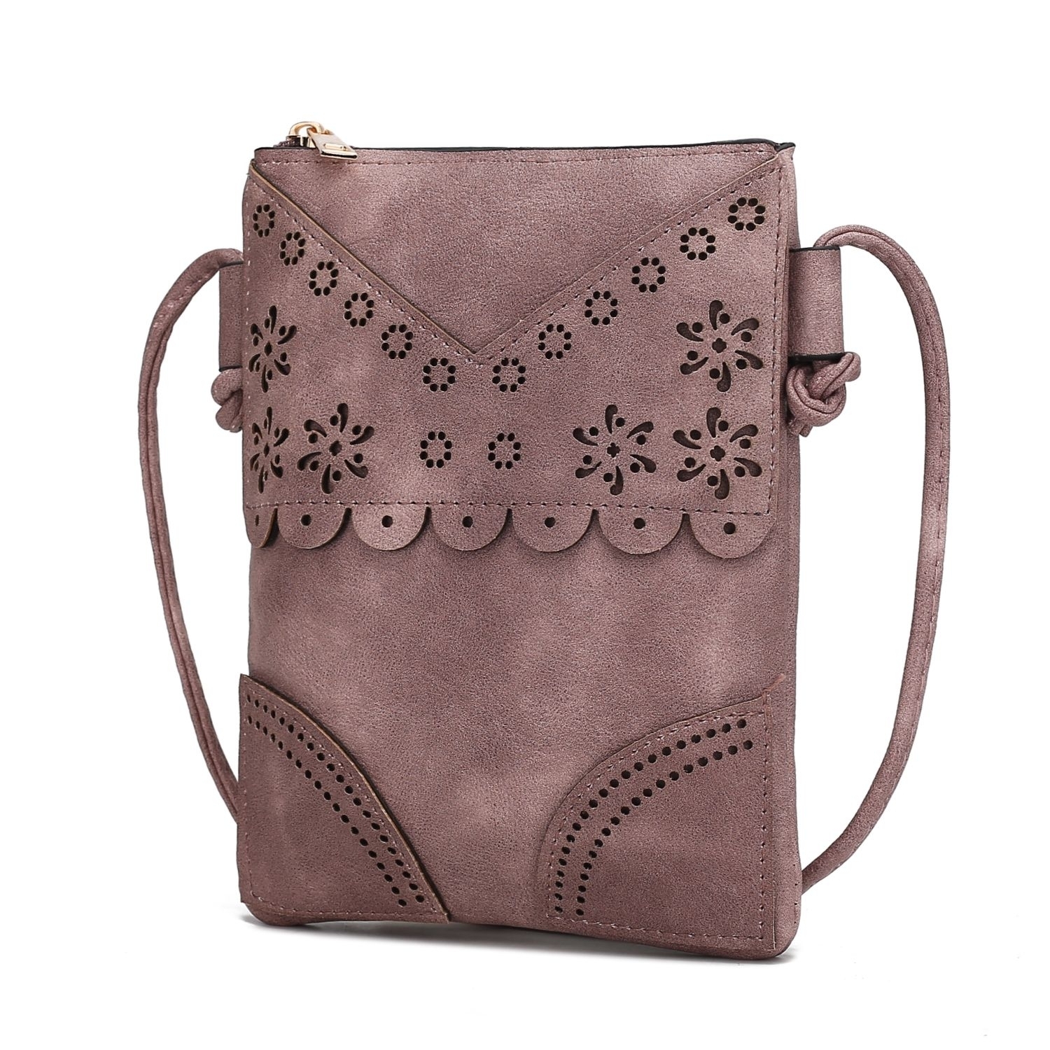 MKF Collection Amentia Crossbody Handbag By Mia K. - Rose