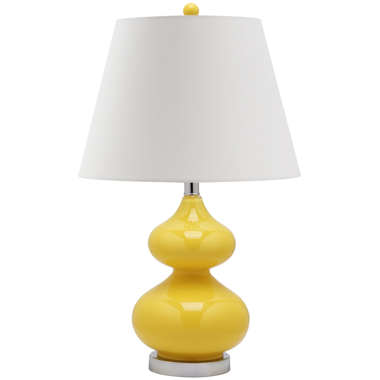 SAFAVIEH Eva Double Gourd Table Lamp , Yellow ,