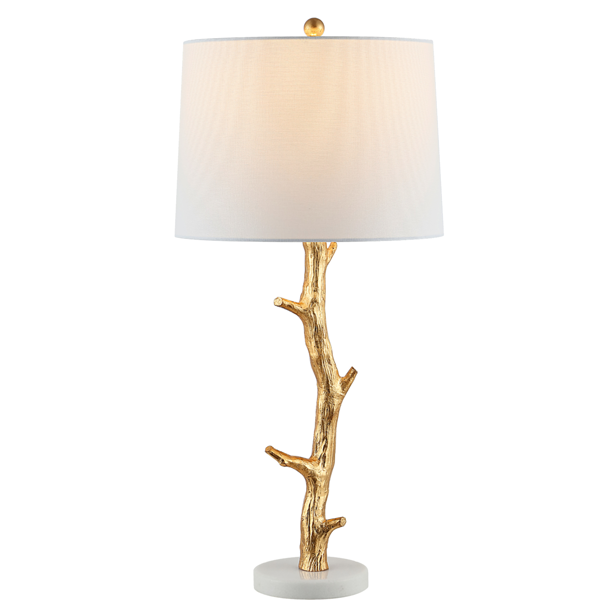 SAFAVIEH Olenna 29.5 Table Lamp , Gold / White ,