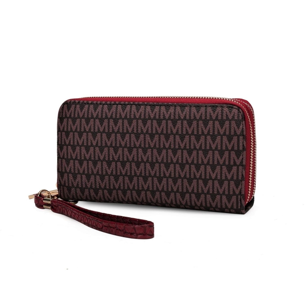 MKF Collection Noemy Handbag M Signature Wristlet -Wallet By Mia K. - Red