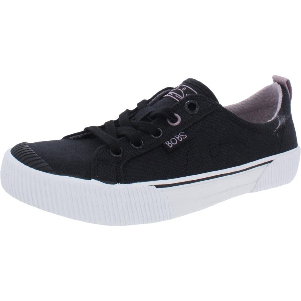 Skechers BOBS From Womens Bobs B Wilder-Casual Clash Casual And Fashion Sneakers BLACK - BLACK, 8.5