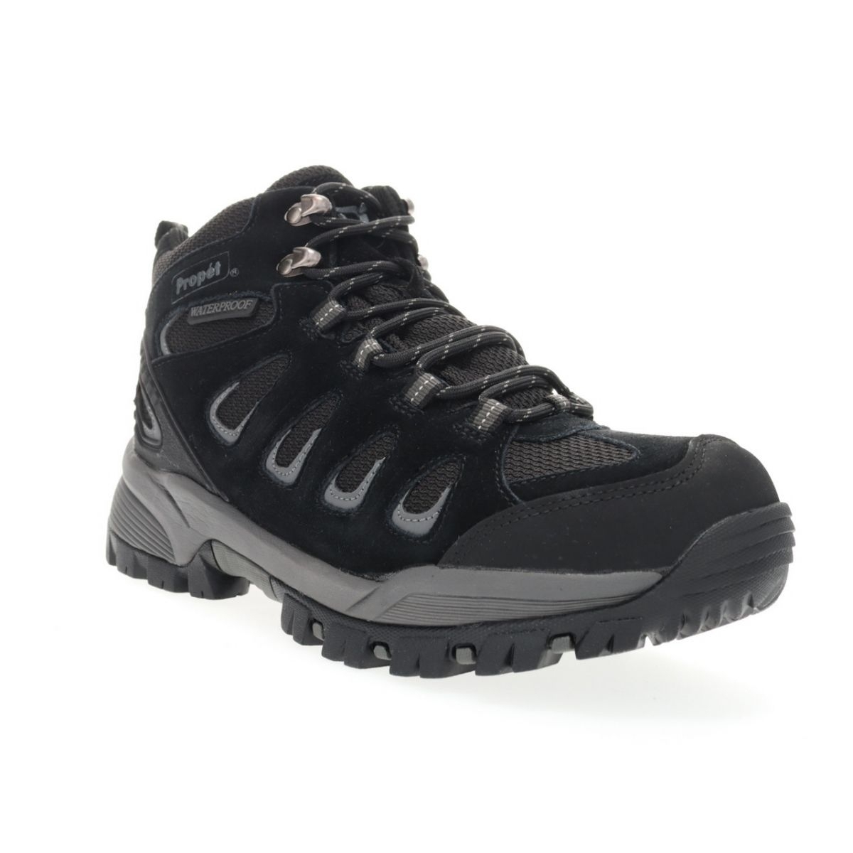 Propet Men's Ridge Walker Hiking Boot Black - M3599B 8 XX US Men BLACK - BLACK, 9.5 XX-Wide