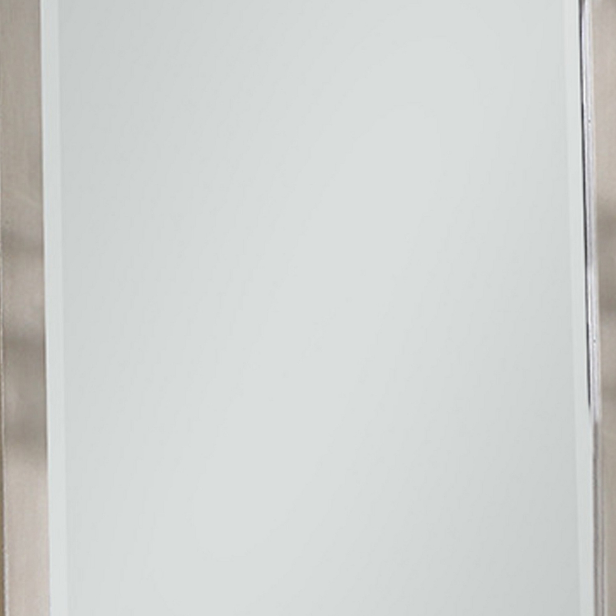 Bran 36 X 36 Modern Square Dresser Mirror, Pine Wood, Light Brown- Saltoro Sherpi
