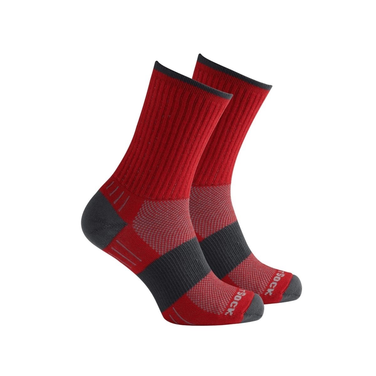 Wrightsock Unisex Escape Crew Socks Red - 956.6701 - RED, Small