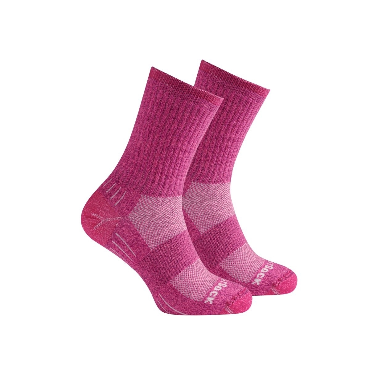 Wrightsock Unisex Escape Crew Socks Pink - 956.1401 - PINK, Small