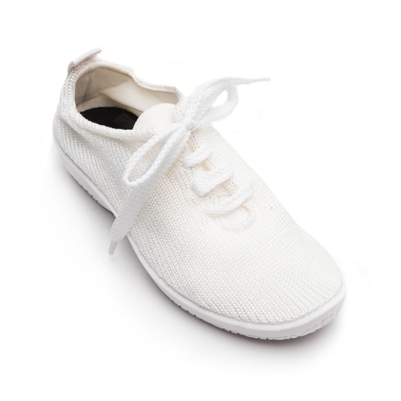 Arcopedico Women's LS Knit Shoe White - 1151-C61 WHITE/WHITE - WHITE/WHITE, 9.5-10