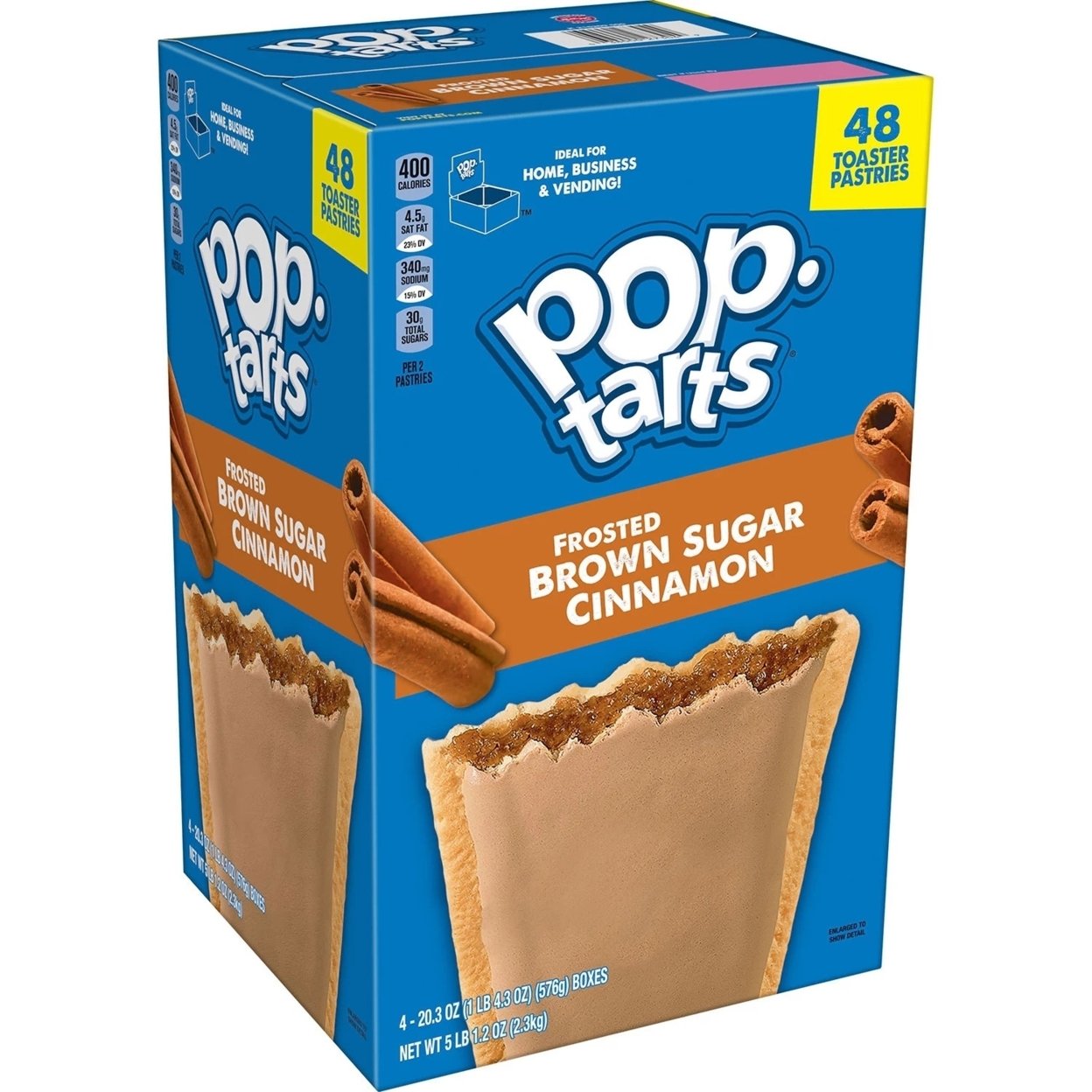Pop-Tarts, Frosted Brown Sugar Cinnamon (48 Count)