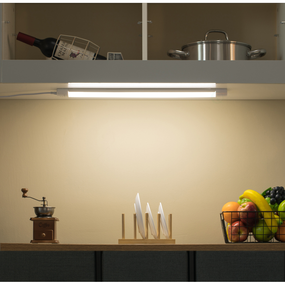 Slim Rectangular LED Light Under Cabinet Kitchen Lighting 40 Watt 6700K Daylight 50,000 Hour Lifetime - Small