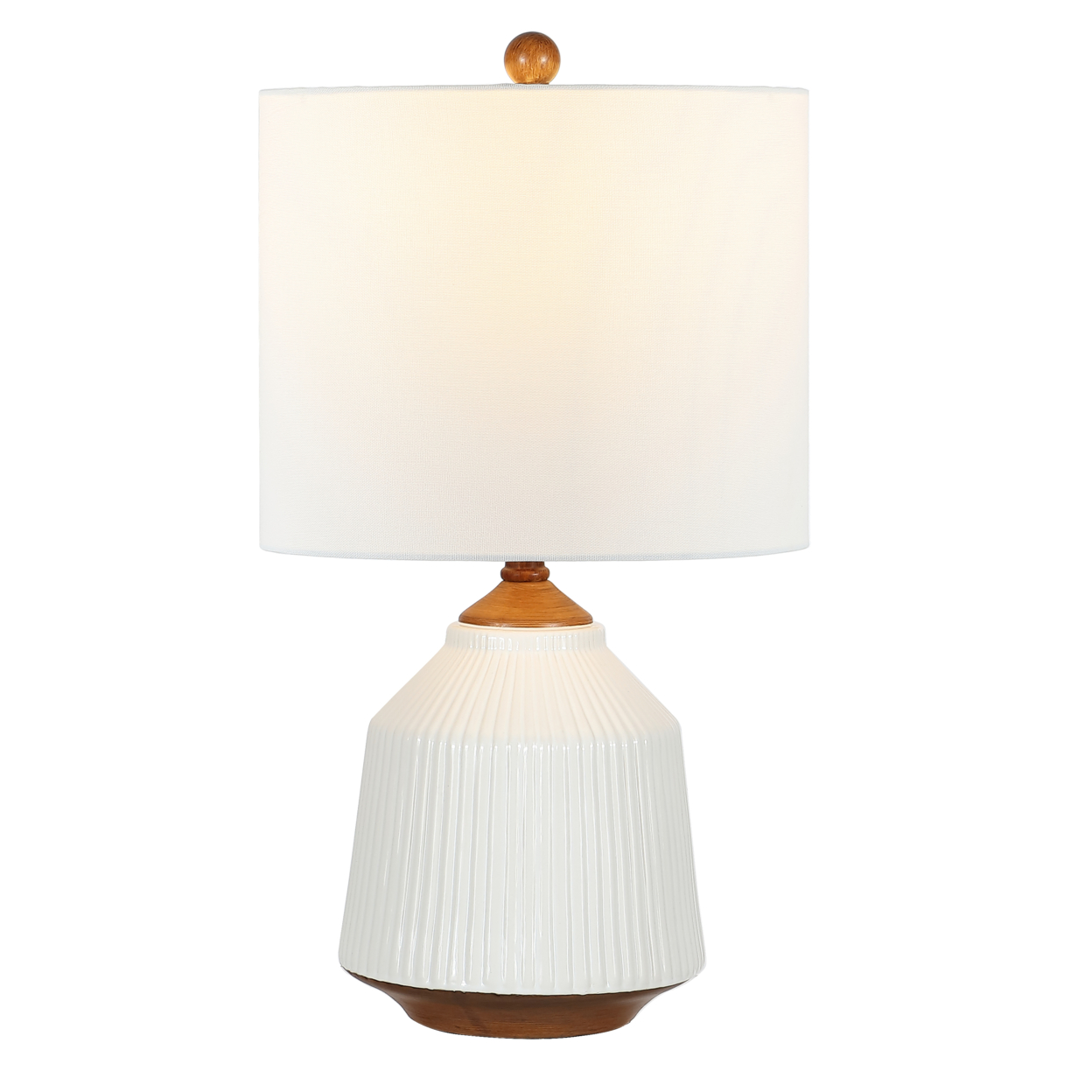 SAFAVIEH Relion 22.25 Table Lamp , White / Brown ,