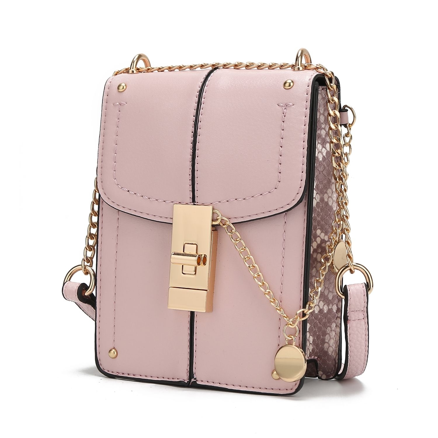 MKF Collection Iona Crossbody Handbag By Mia K. - Pink