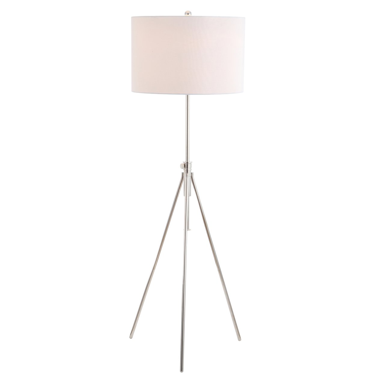 SAFAVIEH Cipriana Floor Lamp , Silver / White ,