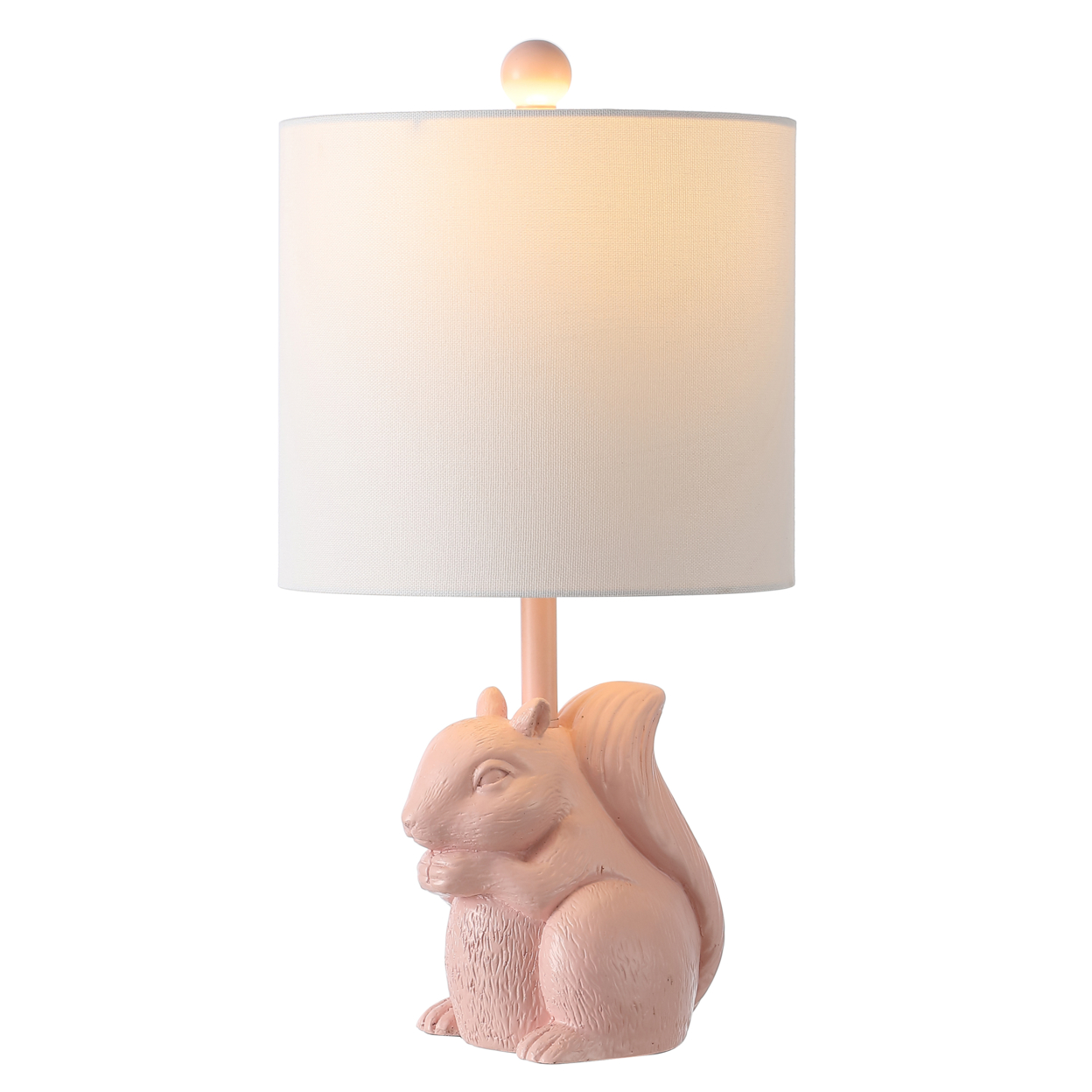 SAFAVIEH Sunny Squirrel Lamp , Pink ,