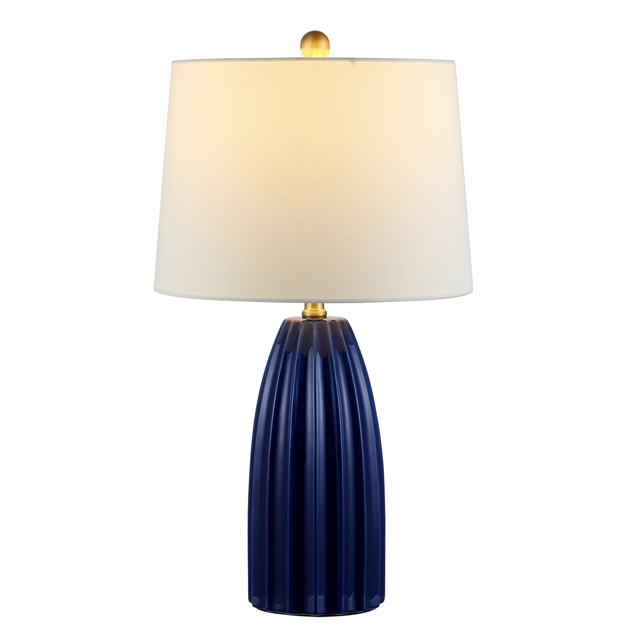 SAFAVIEH Kayden 25.5 Table Lamp , Navy Blue ,