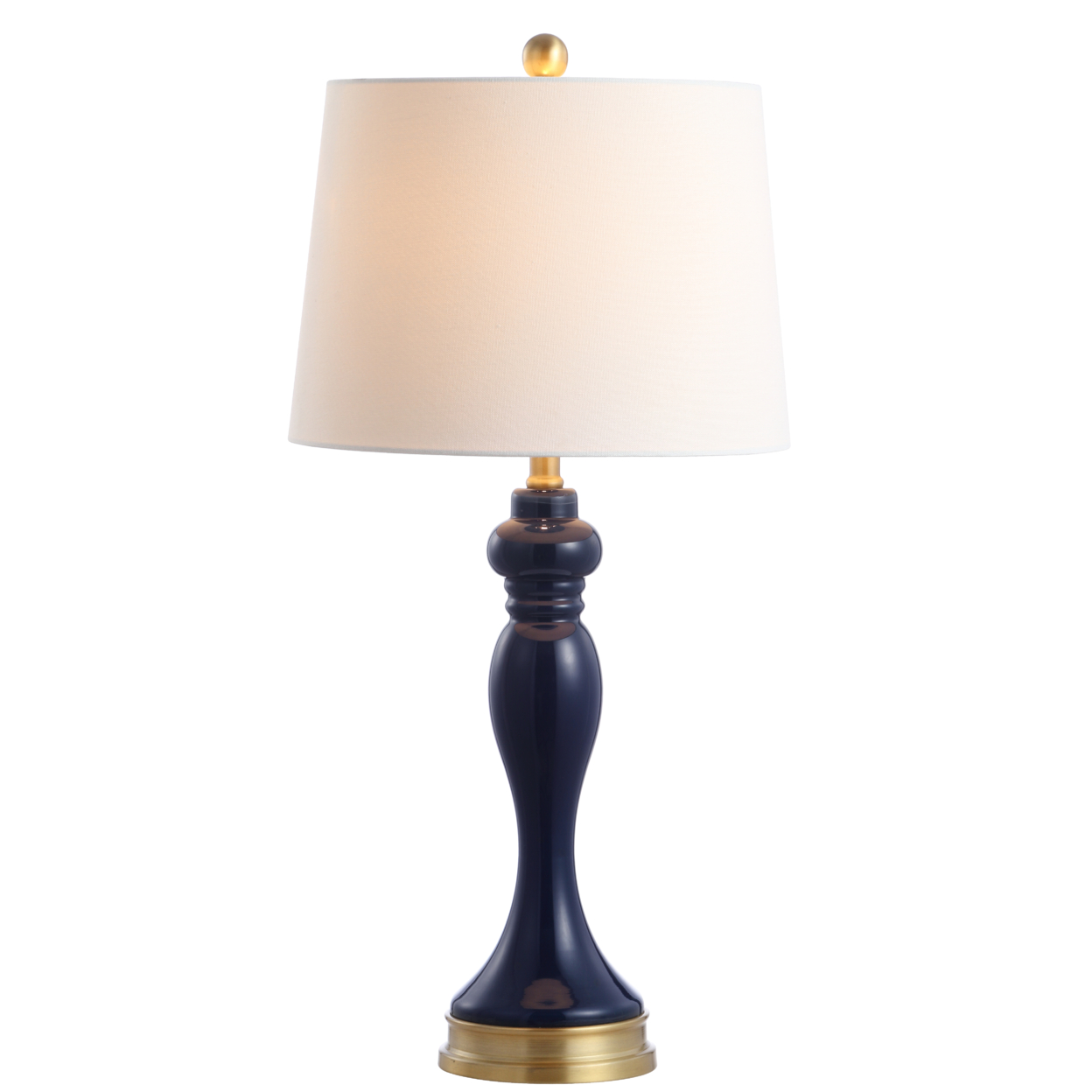 SAFAVIEH Cayson Table Lamp , Navy / Gold ,