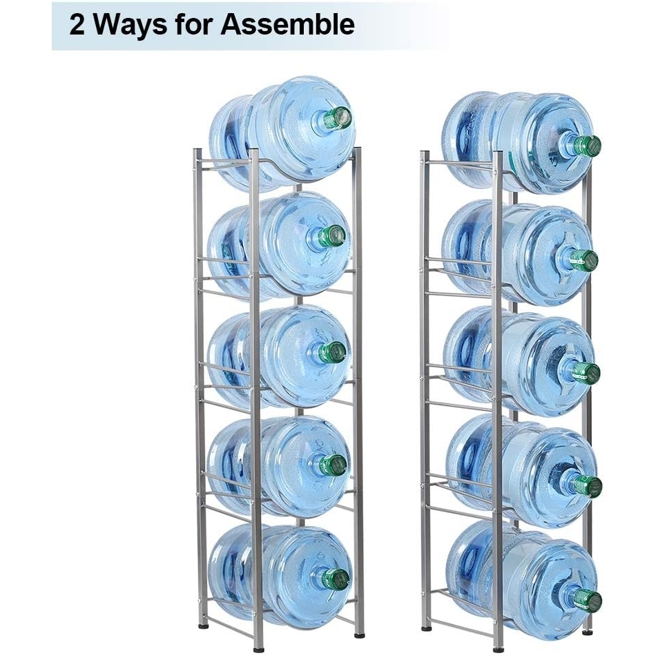 5-Tier Water Rack Stainless Steel Heavy Duty Water Cooler Jug