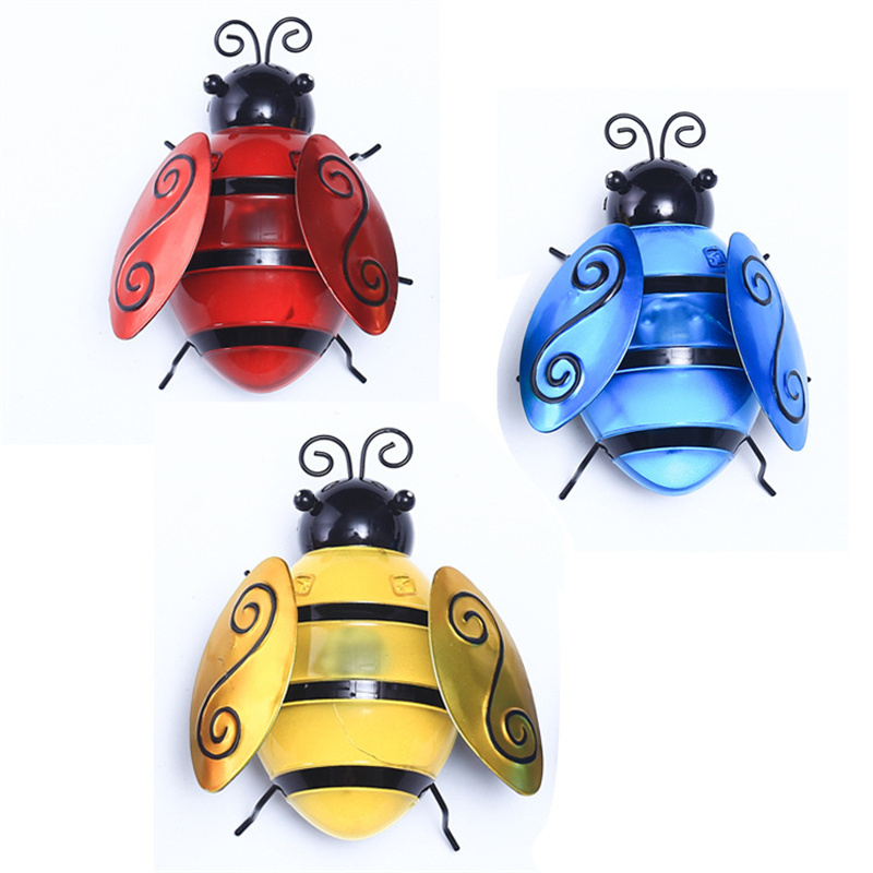 Outdoor Waterproof Bee Solar Lights - Red+Yellow+Blue
