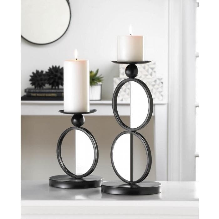 Single and Duo Mirrored Candleholders - 2