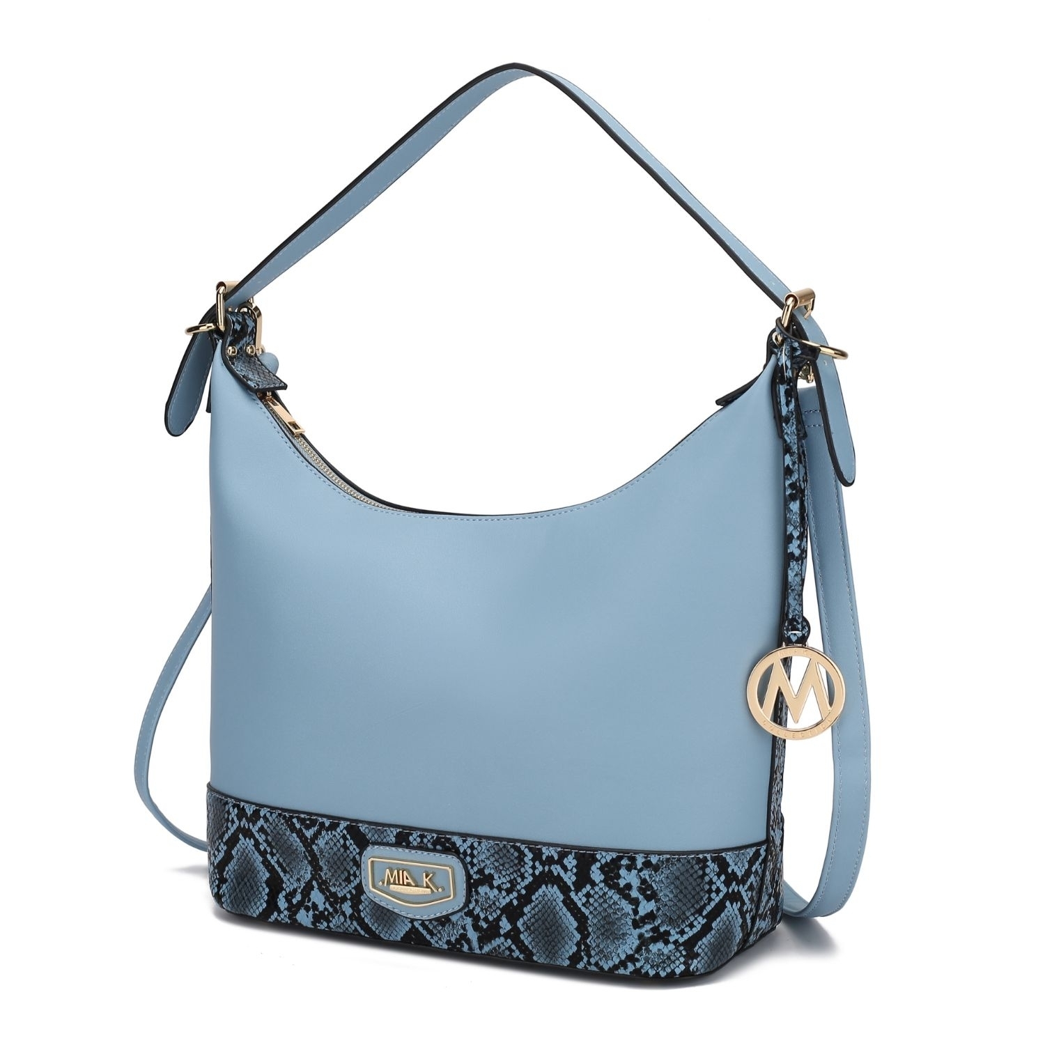 MKF Collection Diana Shoulder Handbag By Mia K. - Sky Blue