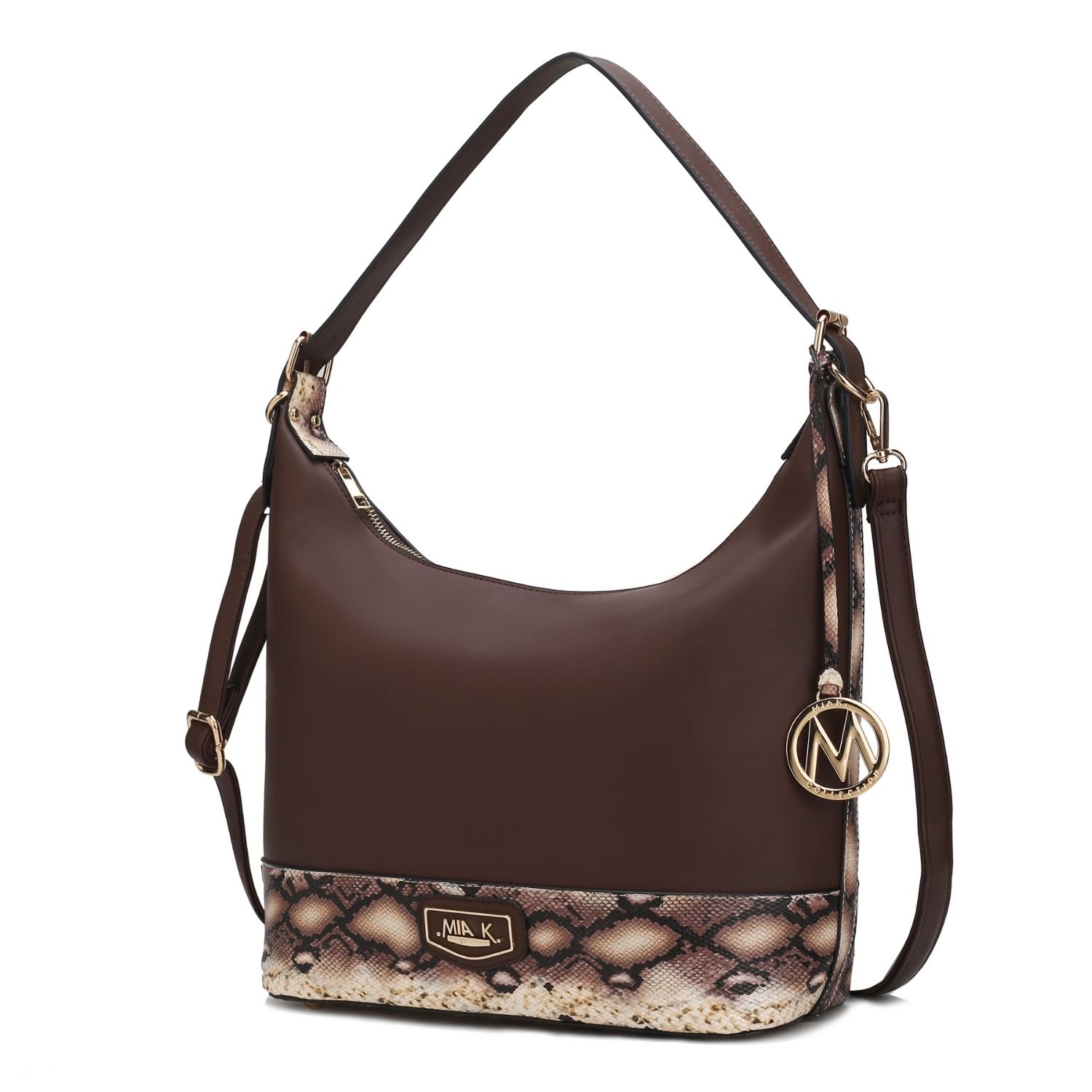 MKF Collection Diana Shoulder Handbag By Mia K. - Coffee