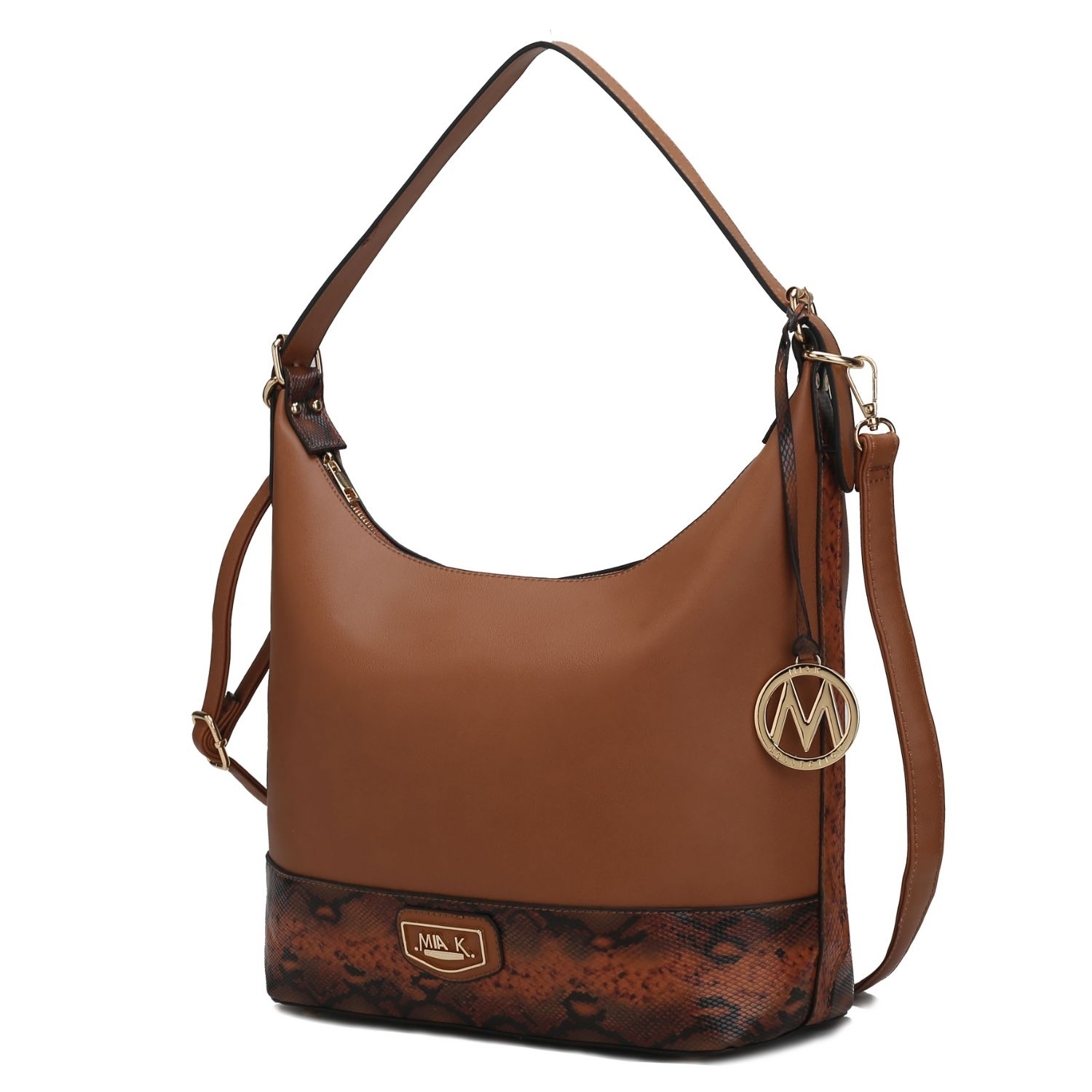 MKF Collection Diana Shoulder Handbag By Mia K. - Cognac