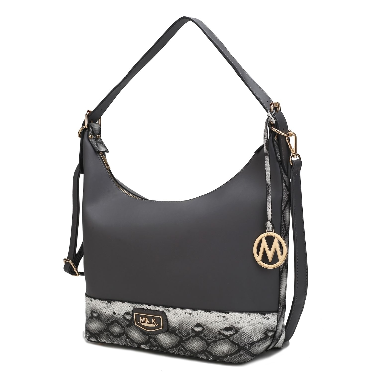 MKF Collection Diana Shoulder Handbag By Mia K. - Charcoal