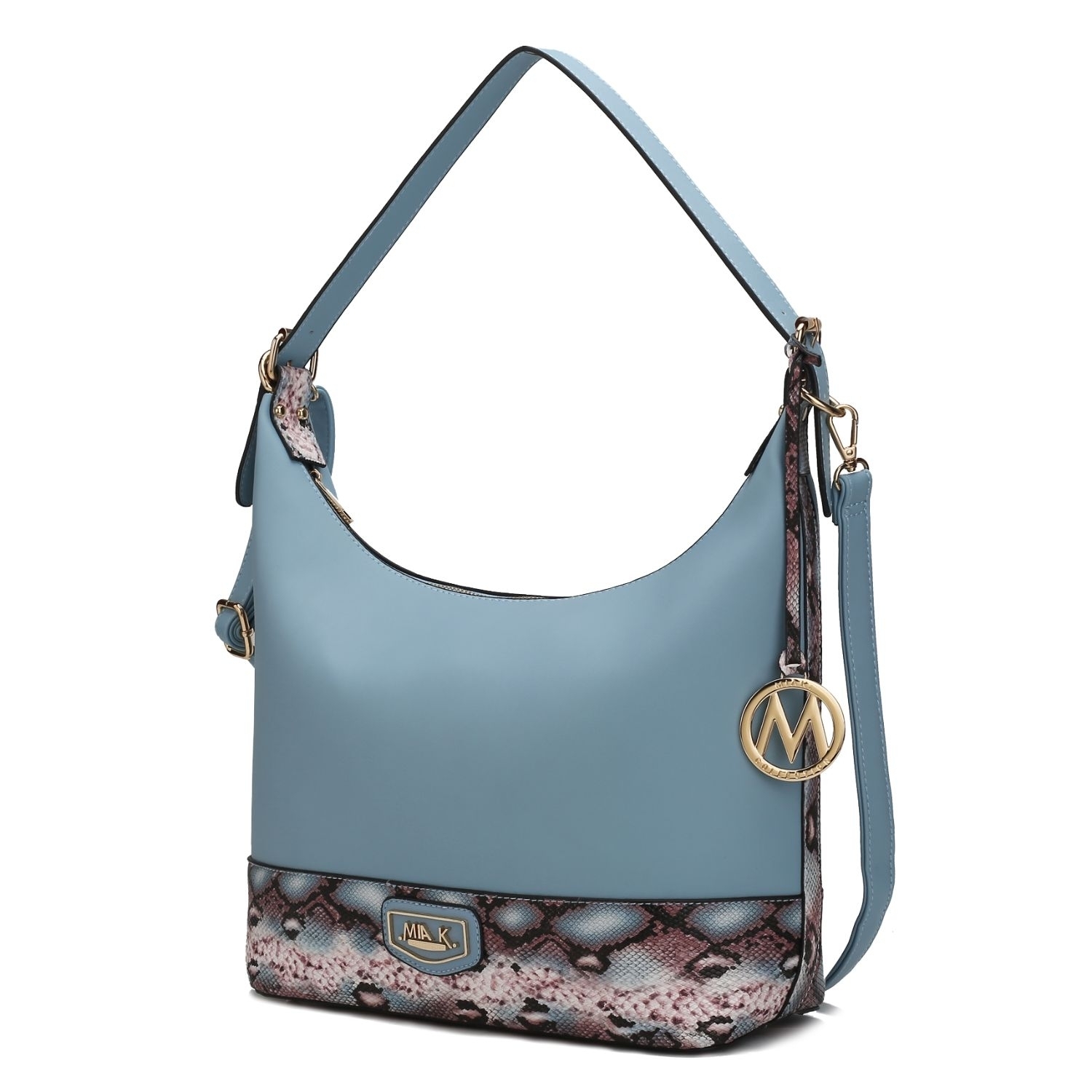 MKF Collection Diana Shoulder Handbag By Mia K. - Denim