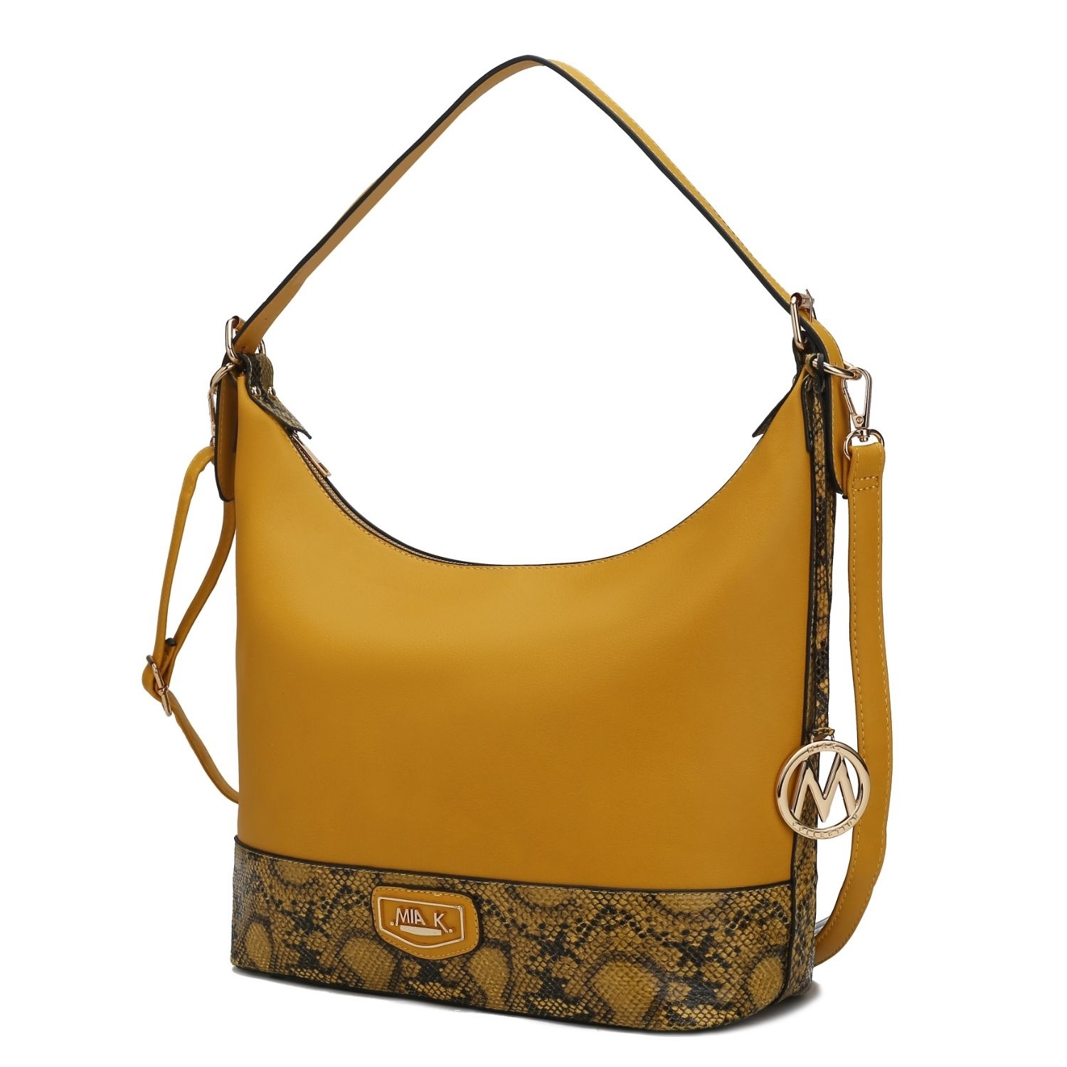 MKF Collection Diana Shoulder Handbag By Mia K. - Mustard