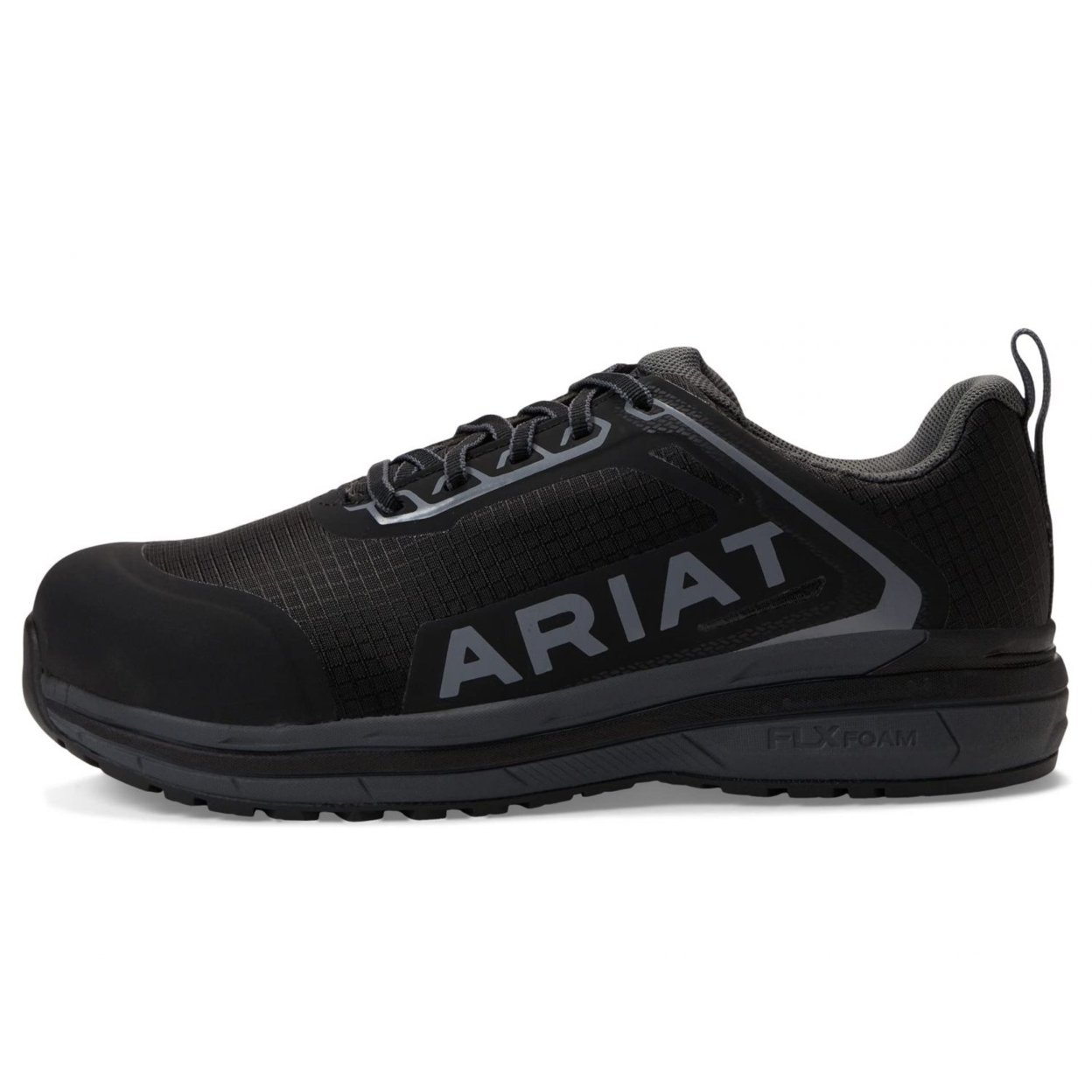 ARIAT Women's Outpace Composite Toe Safety Shoe Fire ONE SIZE BLACK - BLACK, 6.5