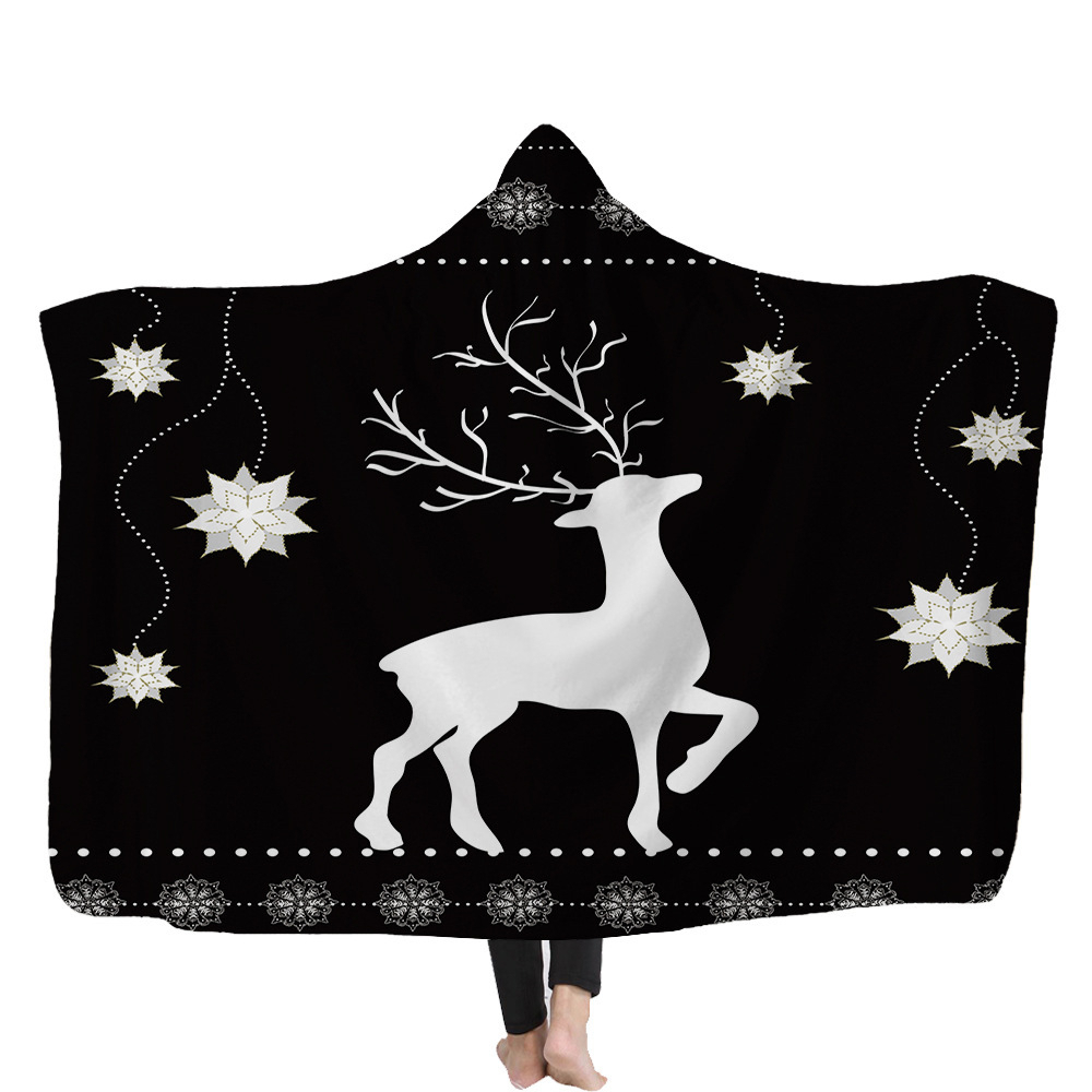 Comfort Luxury Velvet Super Soft Christmas Prints Fleece Blanket - color2