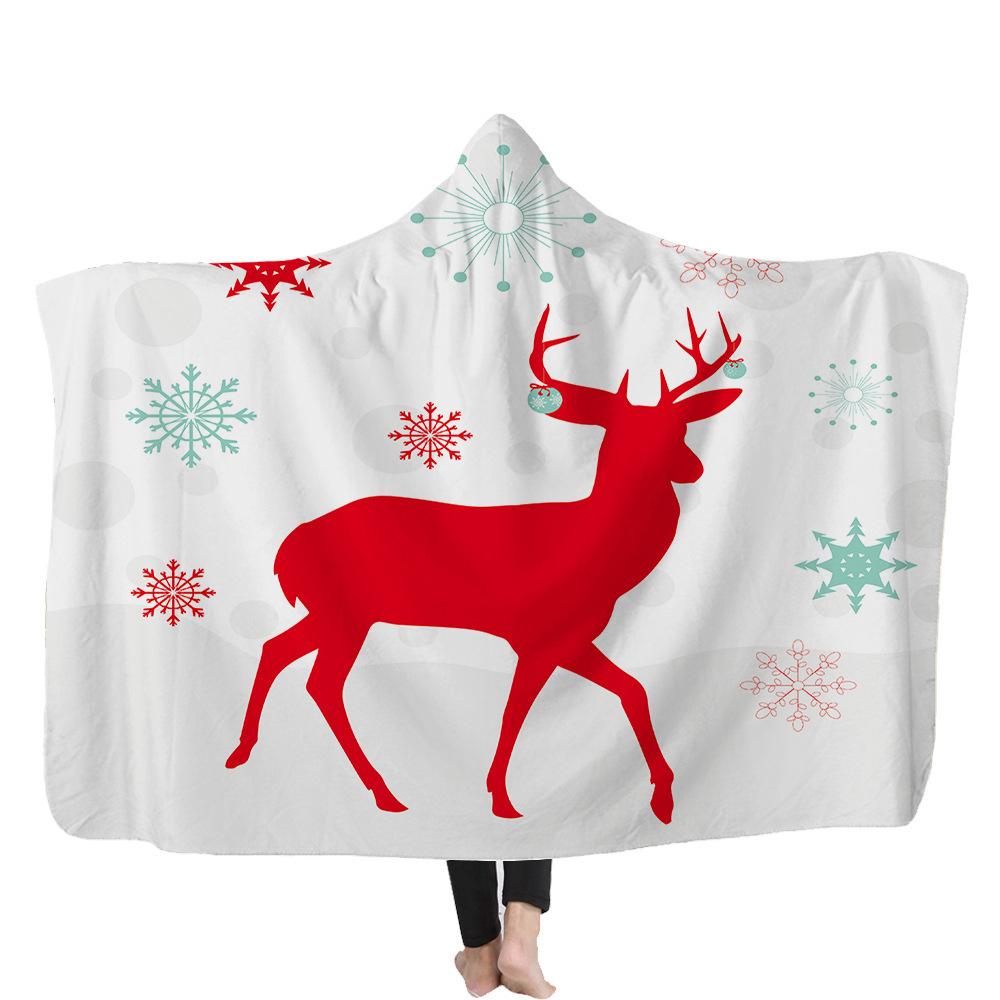 Comfort Luxury Velvet Super Soft Christmas Prints Fleece Blanket - color4