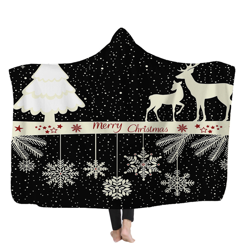 Comfort Luxury Velvet Super Soft Christmas Prints Fleece Blanket - color5